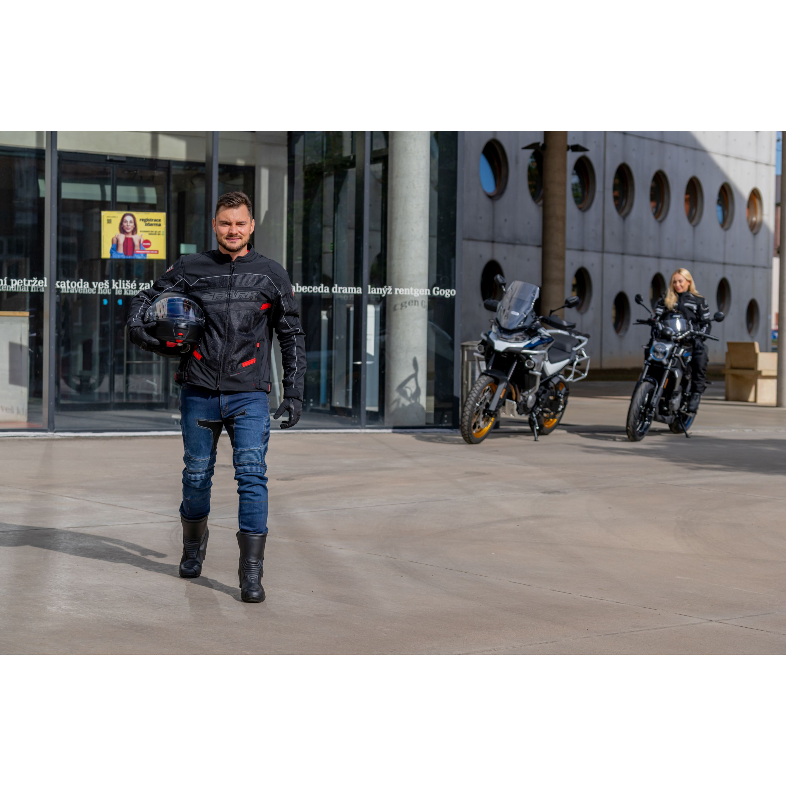 SPARK Pánská textilní moto bunda MONTAUK