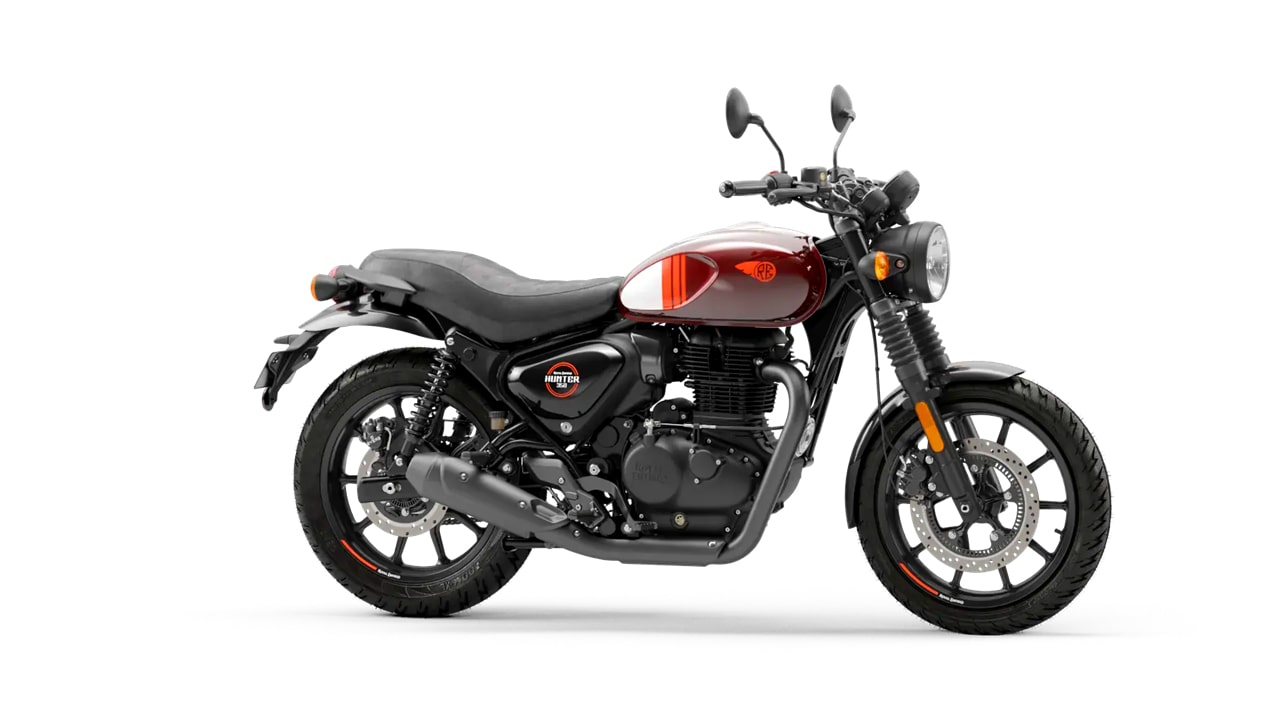Royal Enfield HNTR 350 Dapper Orange