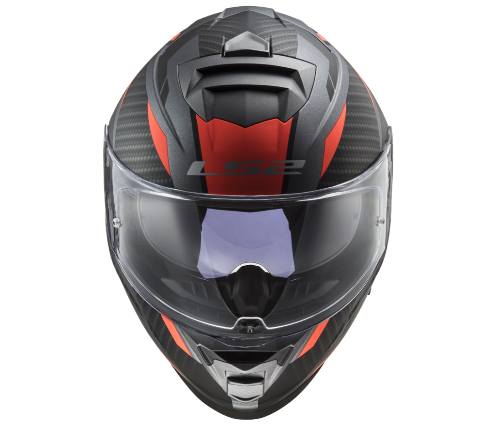 LS2 Integrální moto FF800 STORM II RACER M.TITANIUM ORANGE