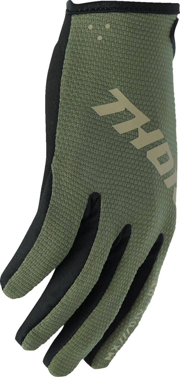 Dětské moto rukavice THOR Youth Ridemode Static Gloves camo