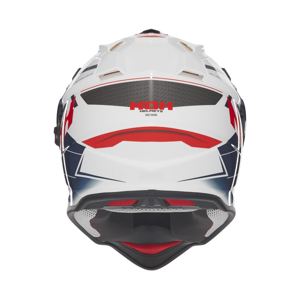 Přilba N312 Vapor, NOX (bílá,černá,modrá) 2025