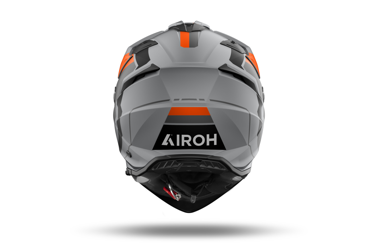 AIROH Enduro moto přilba BANDIT Horn oranžová matná