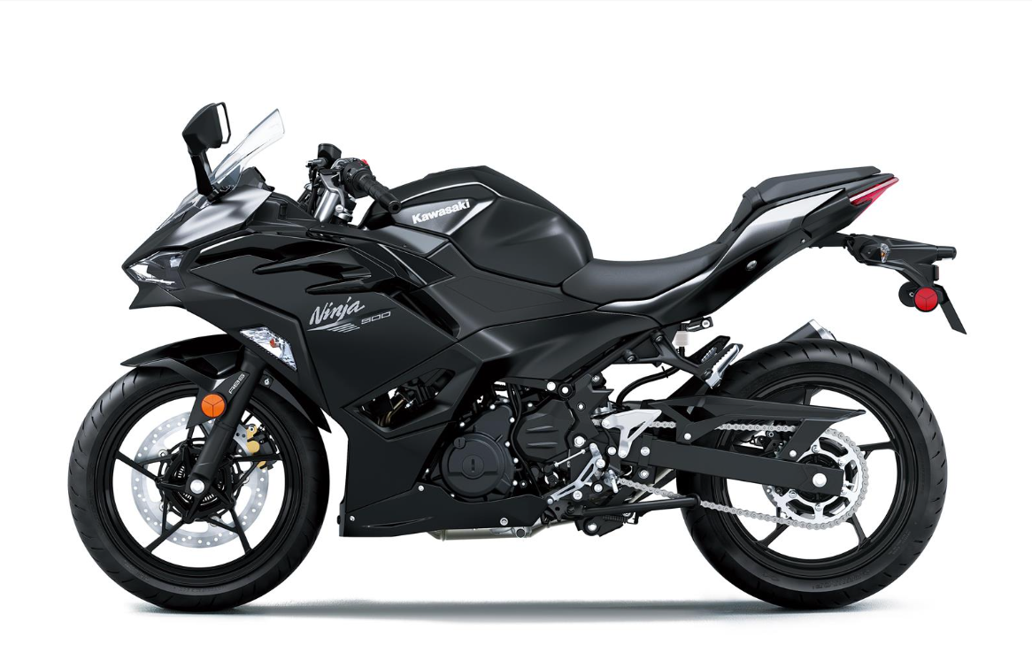 KAWASAKI Ninja 500 MY26 Metallic Flat Spark Black / Metallic Spark Black