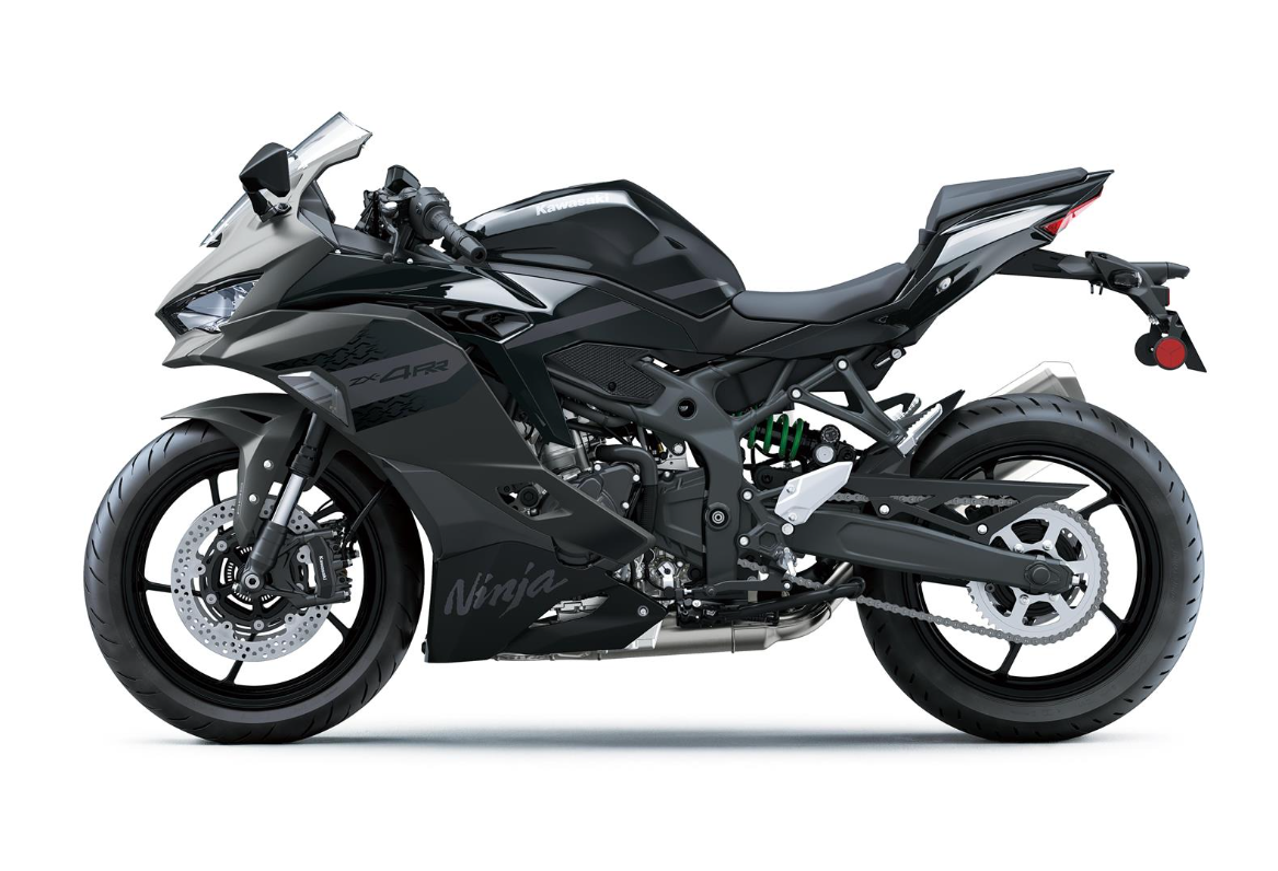 KAWASAKI NINJA ZX-4RR MY26 Metallic Matte Graphenesteel Gray / Metallic Spark Black