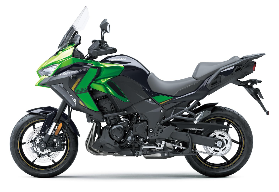 KAWASAKI VERSYS 1100 S MY26  Emerald Blazed Green / Metallic Diablo Black 