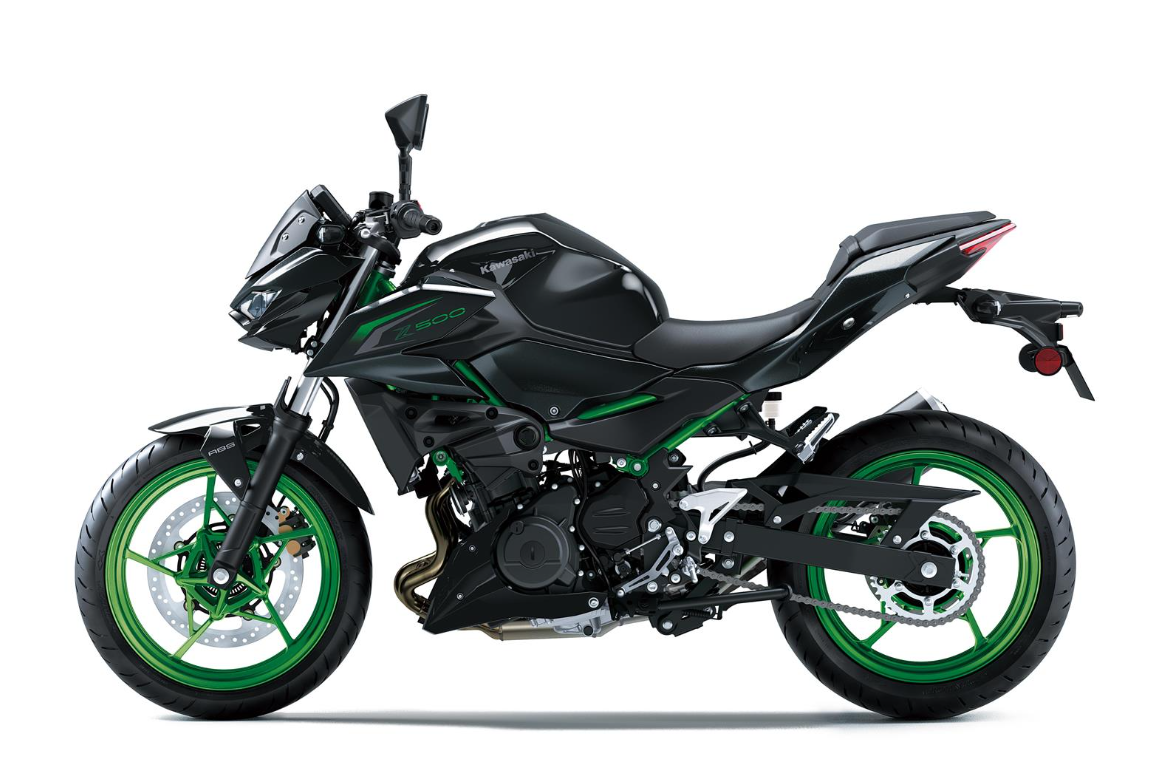 KAWASAKI Z500 SE MY26 Ebony / Metallic Carbon Gray (BK2)