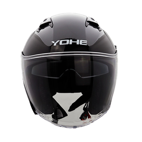YOHE Otevřená moto přilba 885 černá 