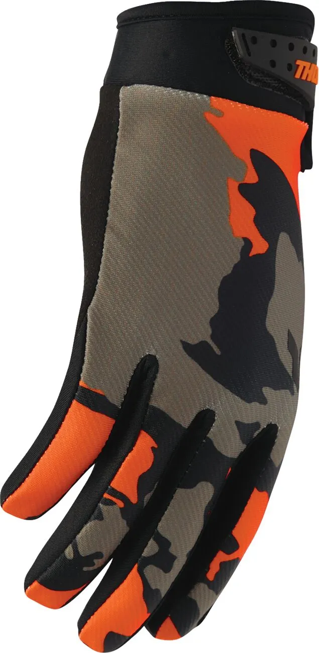 Moto rukavice THOR Launchmode Hunter Gloves oranžová/černá