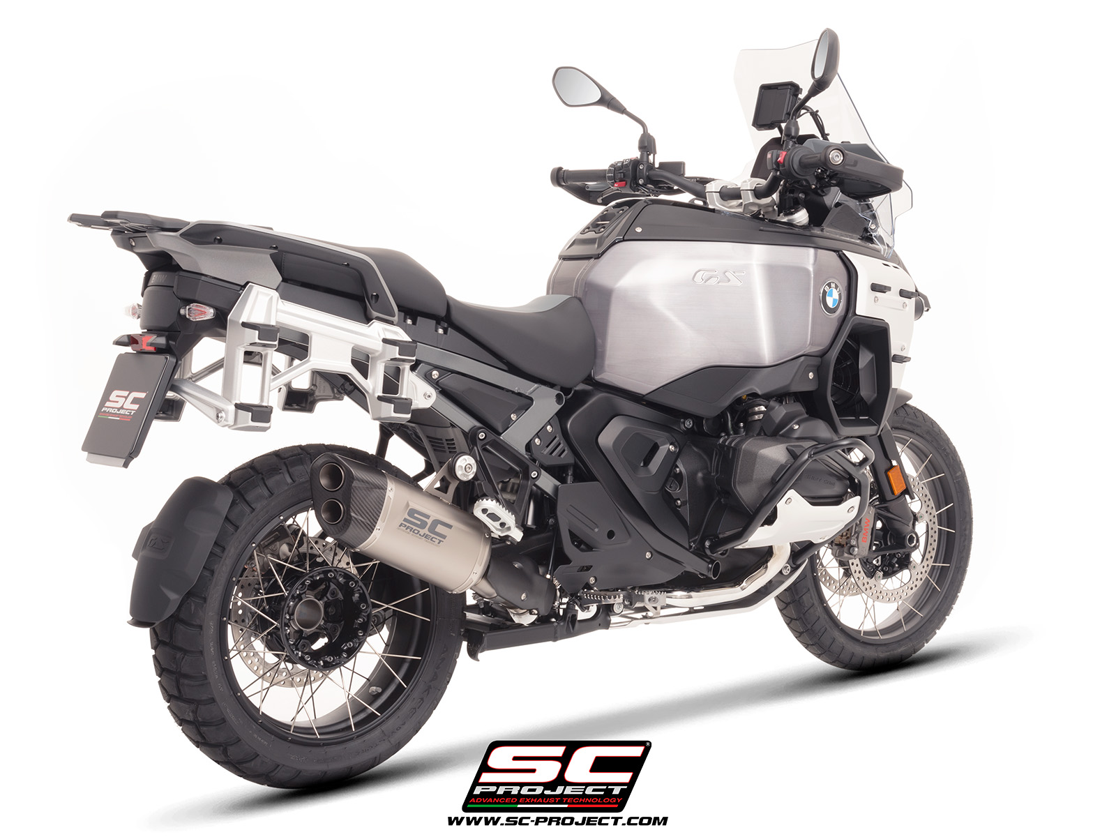 SC-PROJECT titanový výfuk Adventure-R BMW R 1300 GS Adventure 2025 E5+