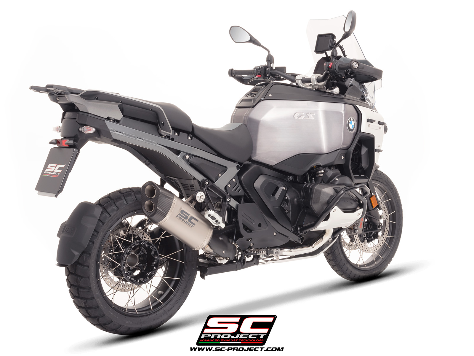 SC-PROJECT titanový výfuk Adventure-R BMW R 1300 GS Adventure 2025 E5+