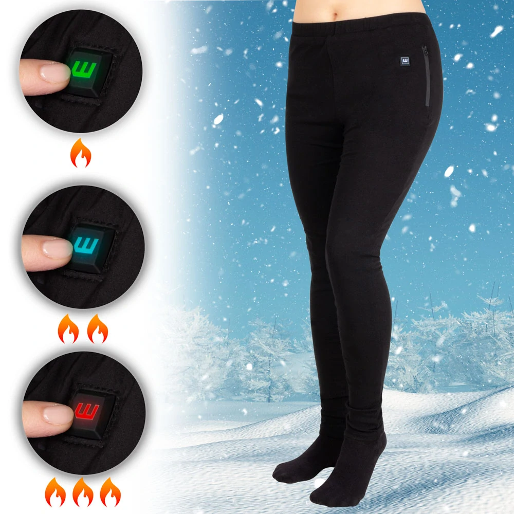 Dámské vyhřívané kalhoty W-TEC Insupants Lady - černá
