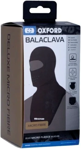 Kukla OXFORD Balaclava Deluxe syntetické vlákno černá