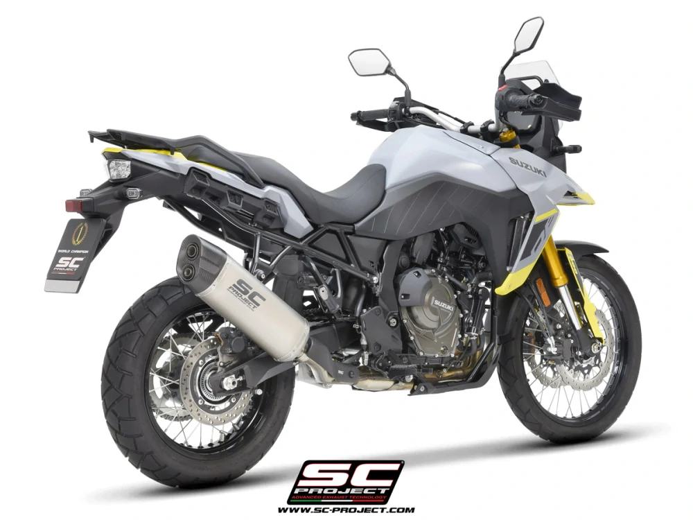 SC-PROJECT Titanový výfuk Adventure Suzuki V-STROM 800DE / 800SE (23-25) E5