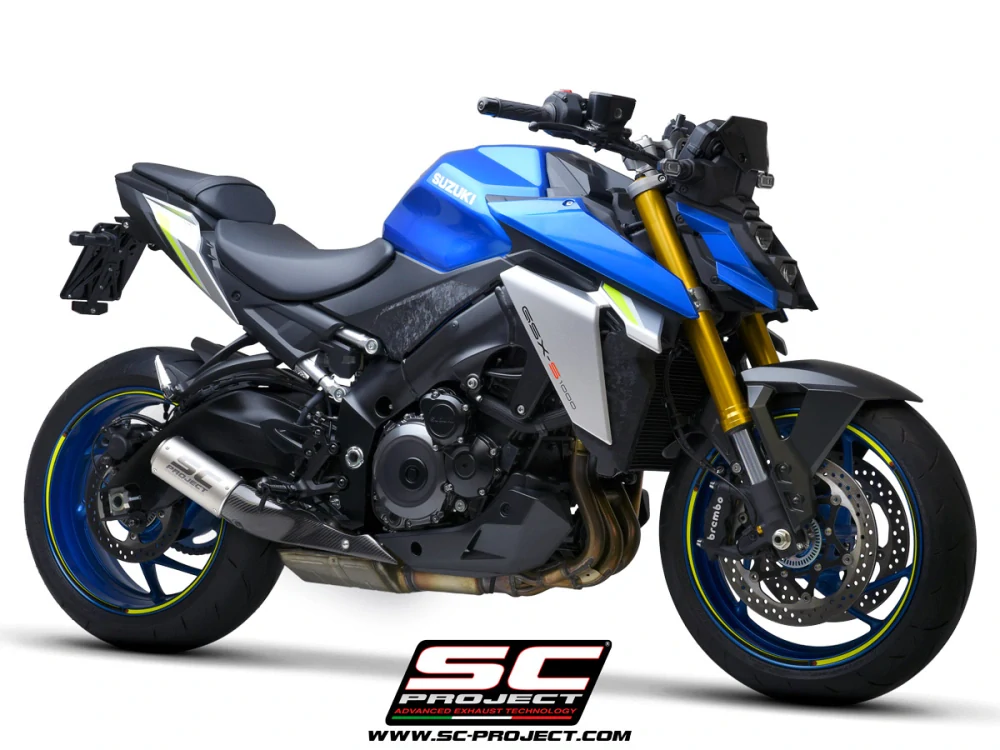 SC-PROJECT Titanový výfuk CR-T s mřížkou proti kamenům Suzuki GSX-S1000 (25) E5+
