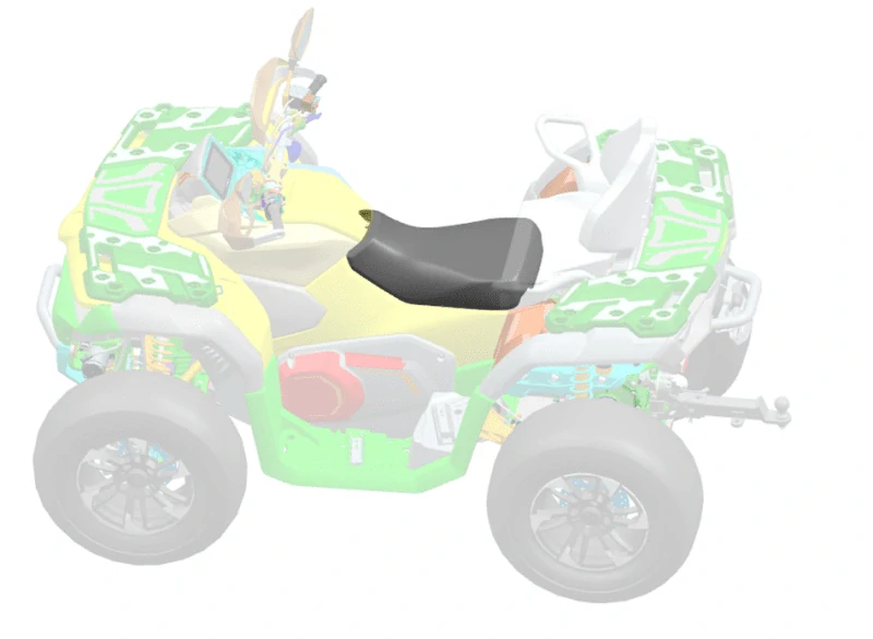 Vyhřívané sedadlo CFMOTO Gladiator X850/X1000 G3