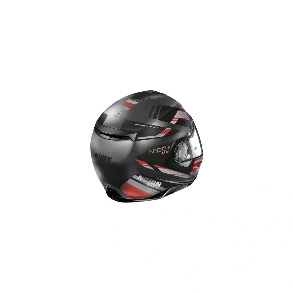 NOLAN Výklopná moto přilba N100-5 Plus IlluviumN-Com Flat Lava Grey 60