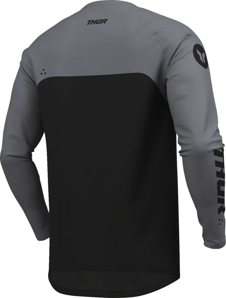 Dětský moto dres THOR Youth Ridemode Menace Jersey černá/šedá