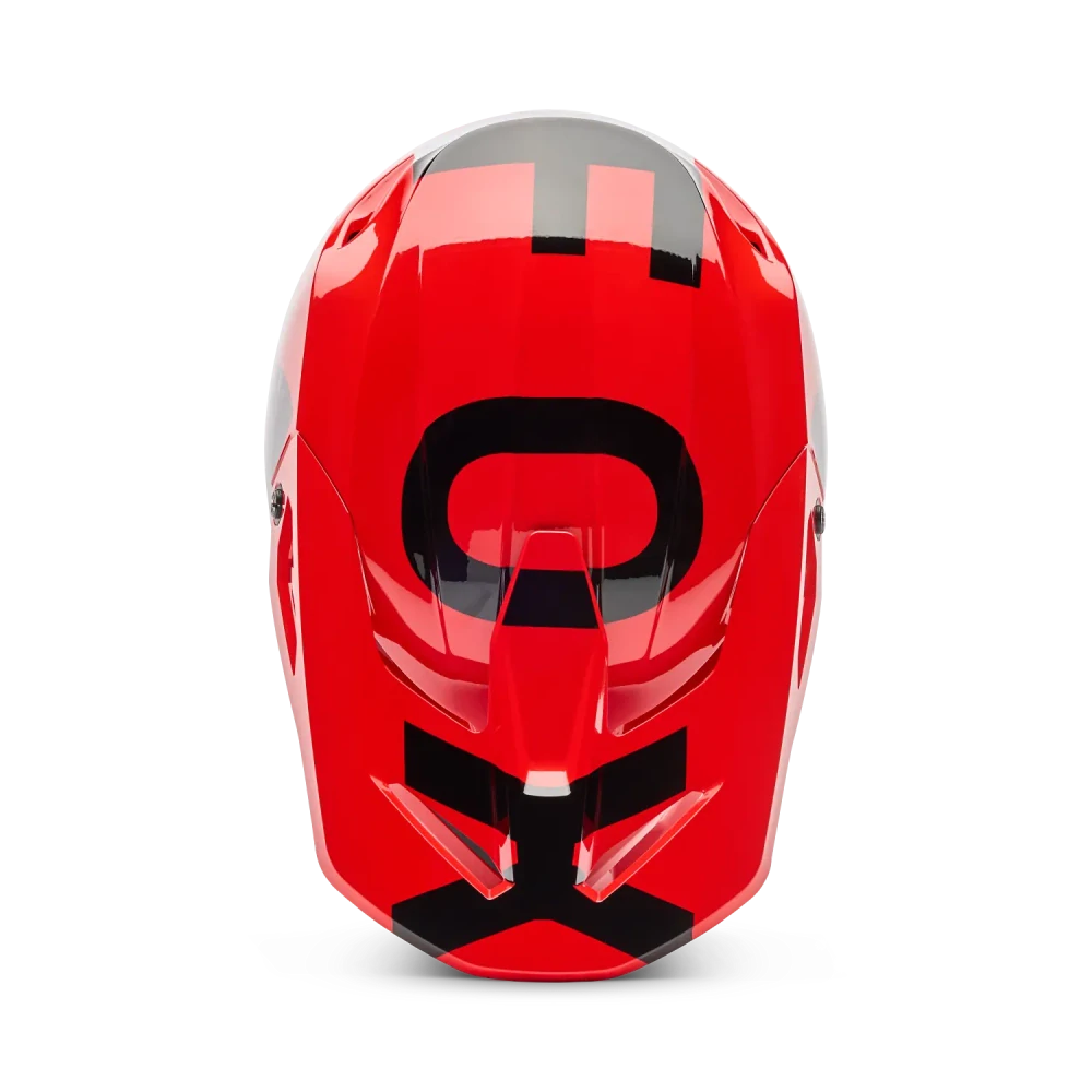Pánská moto helma FOX V1 Shield červená