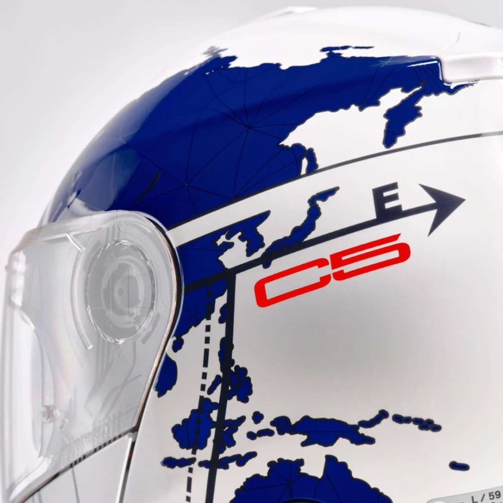 SCHUBERTH Vyklápěcí moto přilba C5 Globe Blue