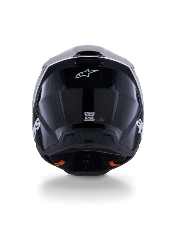 ALPINESTARS přilba S-M3 RADIUM černá/bílá/šedá