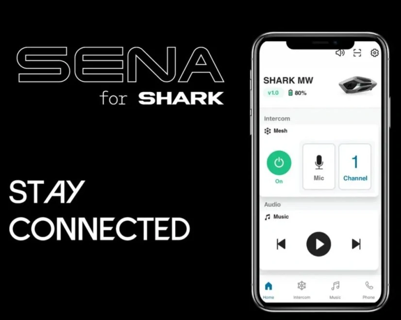 Interkom SENA for SHARK MWS Mesh SINGLE