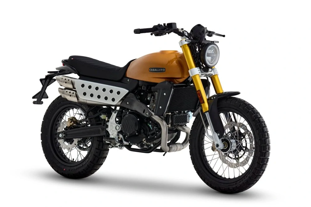 Fantic Caballero DELUXE 500 oranžová