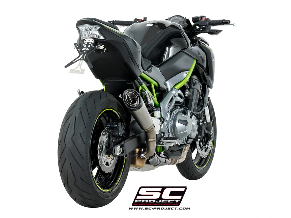 SC-PROJECT KAWASAKI Z900 A2 (2017-2020) Titanový výfuk S1 EURO 4