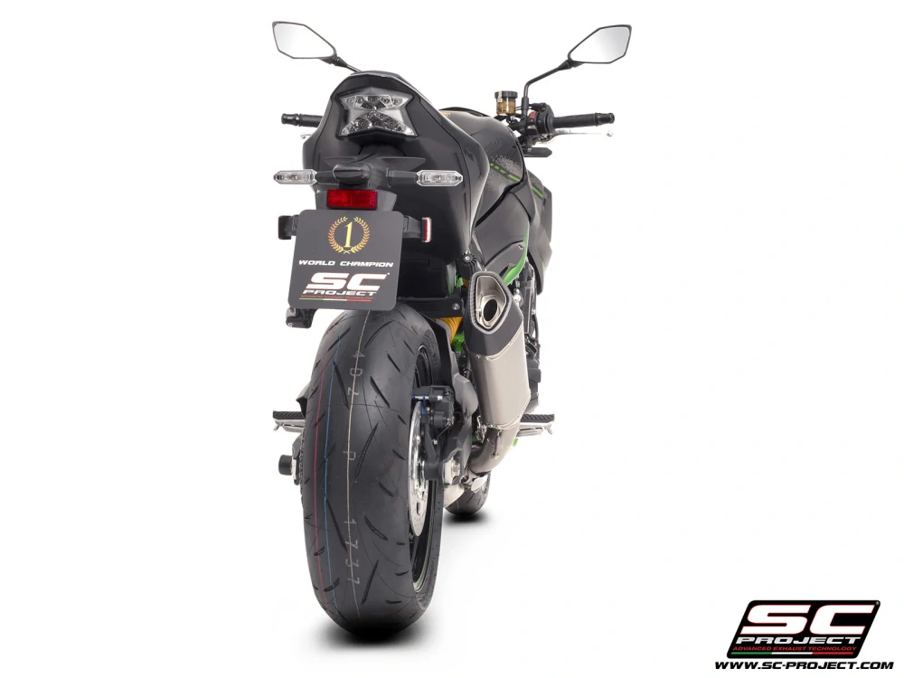 SC-PROJECT KAWASAKI Z900 A2 (2017-2020) Titanový výfuk SC1-R EURO 4