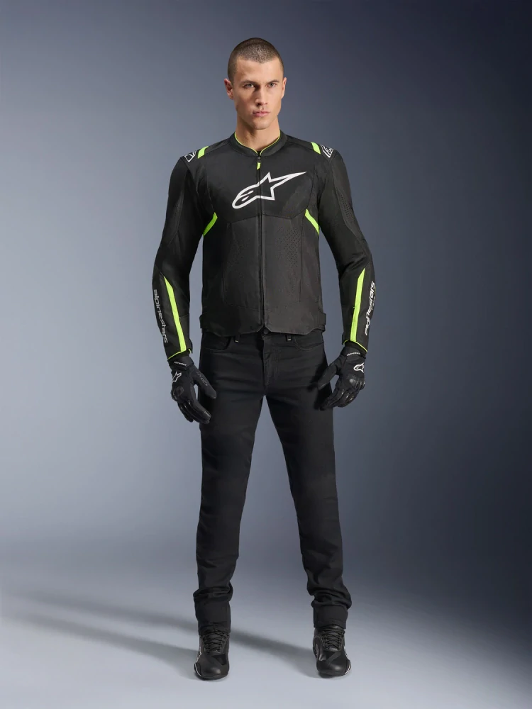ALPINESTARS bunda T-SPS AIR V2 (černá/žlutá fluo) 2026