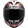 LS2 integrální přilba FF818 STORM III SPORTY White Blue Red