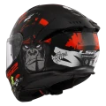 LS2 FF808 STREAM II ANGRY MONKEY M.RED/BLACK