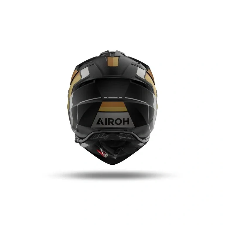 AIROH Enduro moto přilba BANDIT HORN zlatá matná