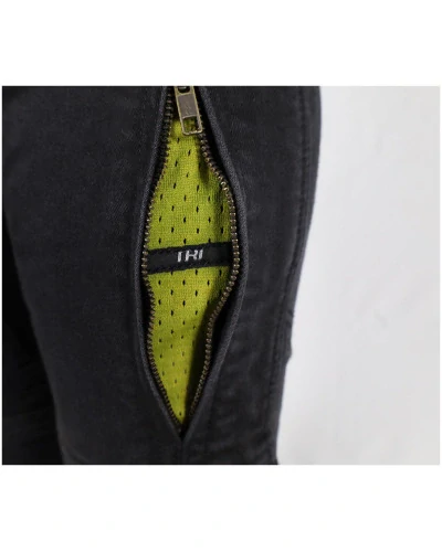 TRILOBITE pánské kalhoty PARADO DOUBLELAYER AAA SLIM FIT černé