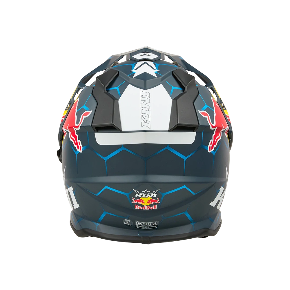 KINI moto helma ADV KINI Red Bull modrá/bílá