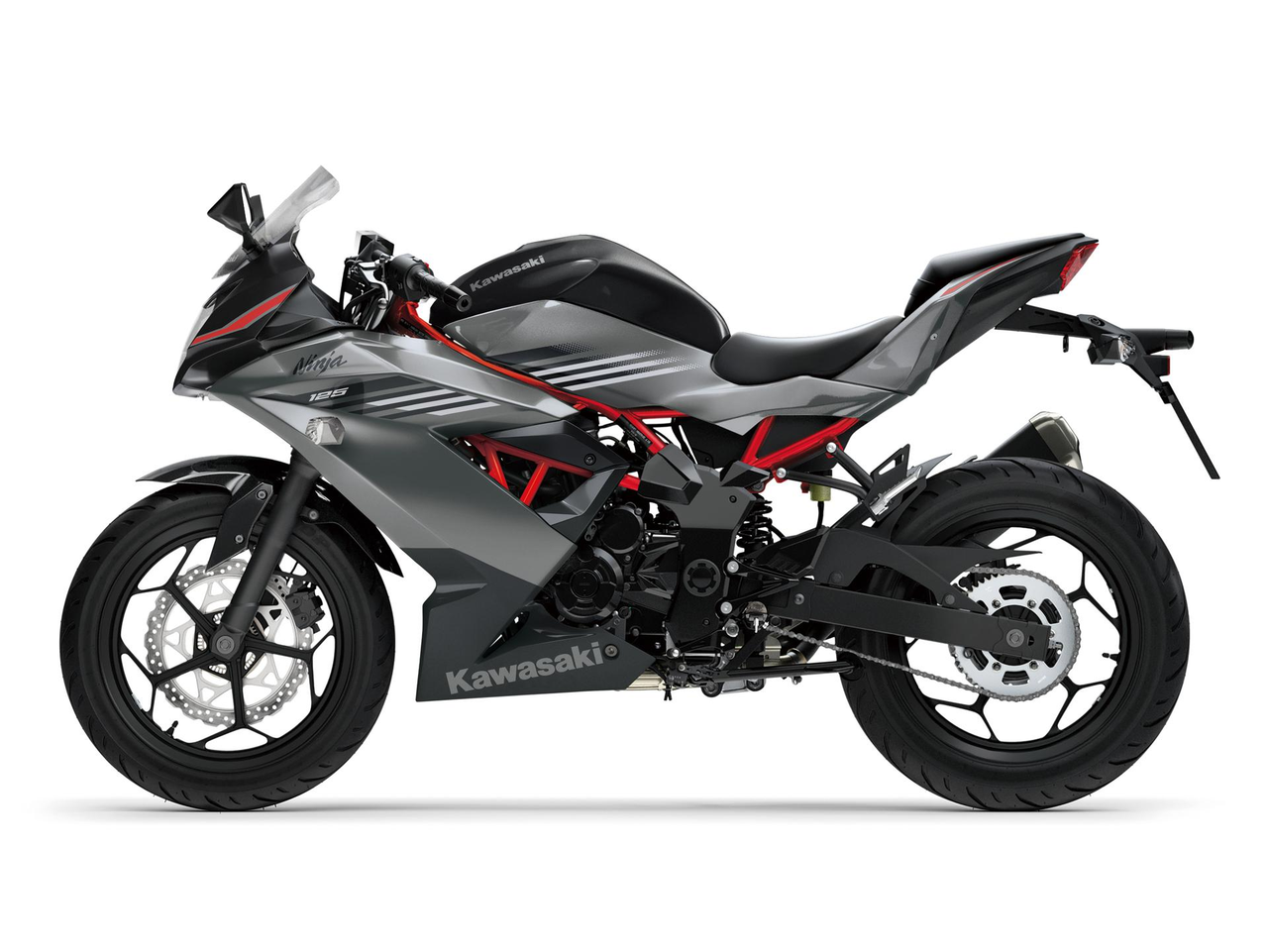 KAWASAKI Ninja 125 MY27  Metallic Graphite Gray / Metallic Spark Black
