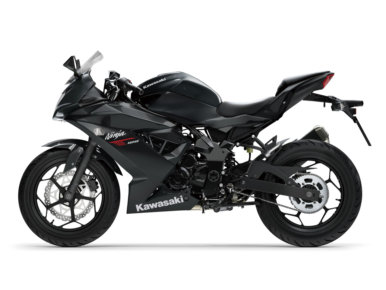 KAWASAKI Ninja 125 MY27  Ebony / Metallic Carbon Gray