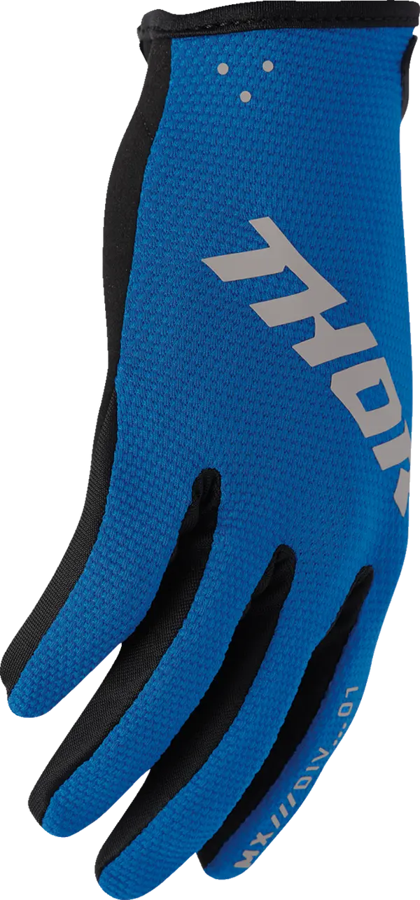 Moto rukavice THOR Ridemode Static Gloves modrá