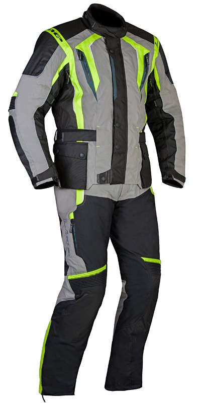 MBW Pánská textilní moto bunda BUDDY GREEN