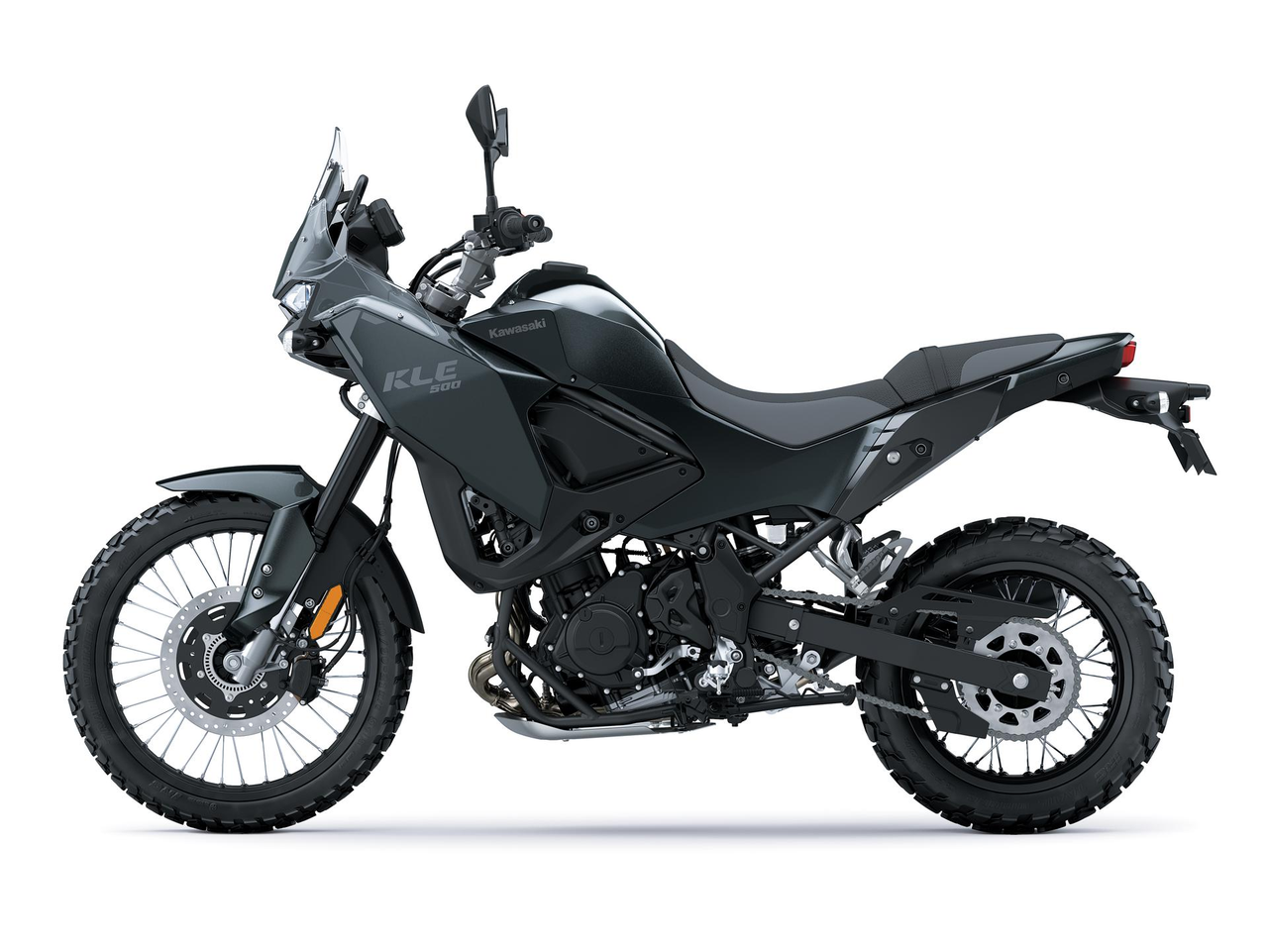 KAWASAKI KLE500 MY27 Metallic Carbon Gray