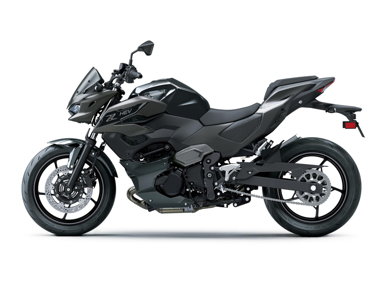 KAWASAKI Z7 HYBRID Metallic Matte Graphenesteel Gray / Ebony / Metallic Graphite Gray