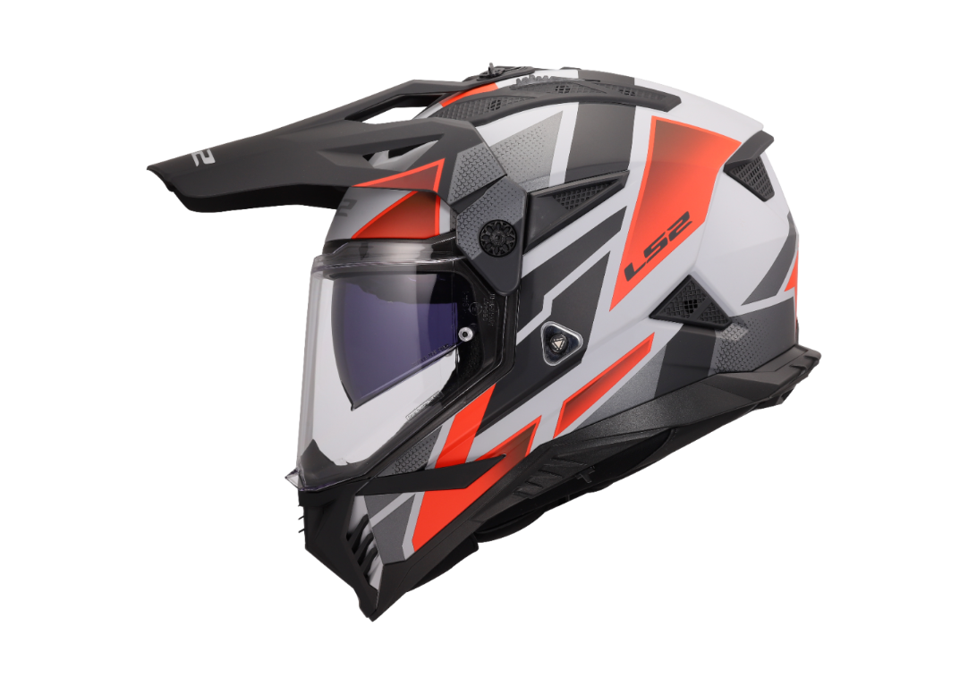 LS2 Enduro moto přilba MX702 PIONEER II BLOCK GREY RED-06