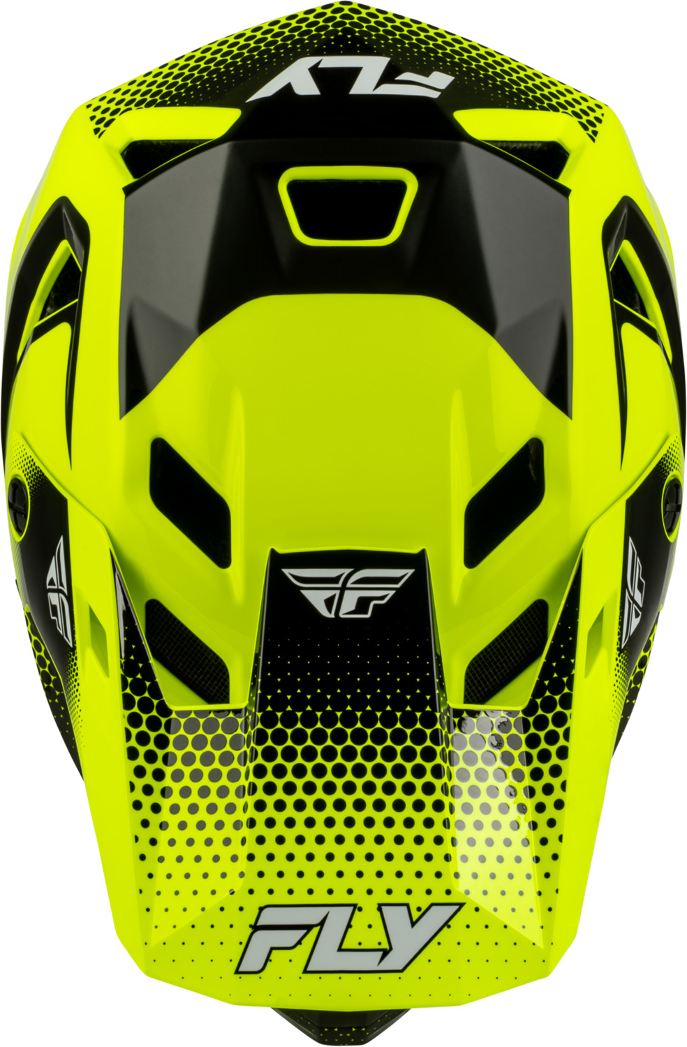 FLY RACING dětská cyklo helma SONAR, HI-VIS/černá/bílá