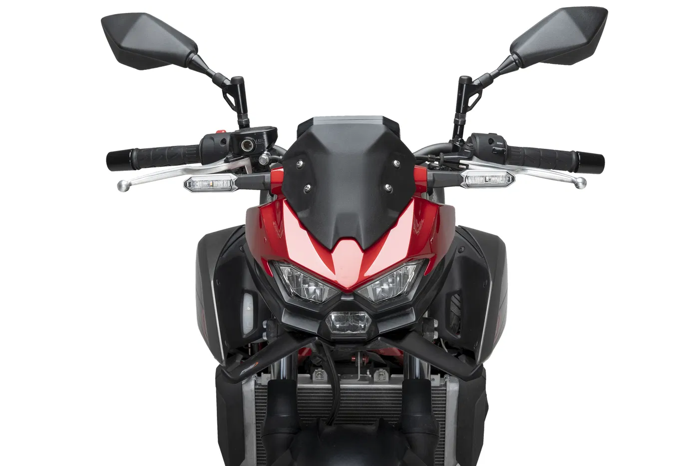 Přední spoilery NAKED matná černá pro KAWASAKI Z 500 / SE 2024-2026