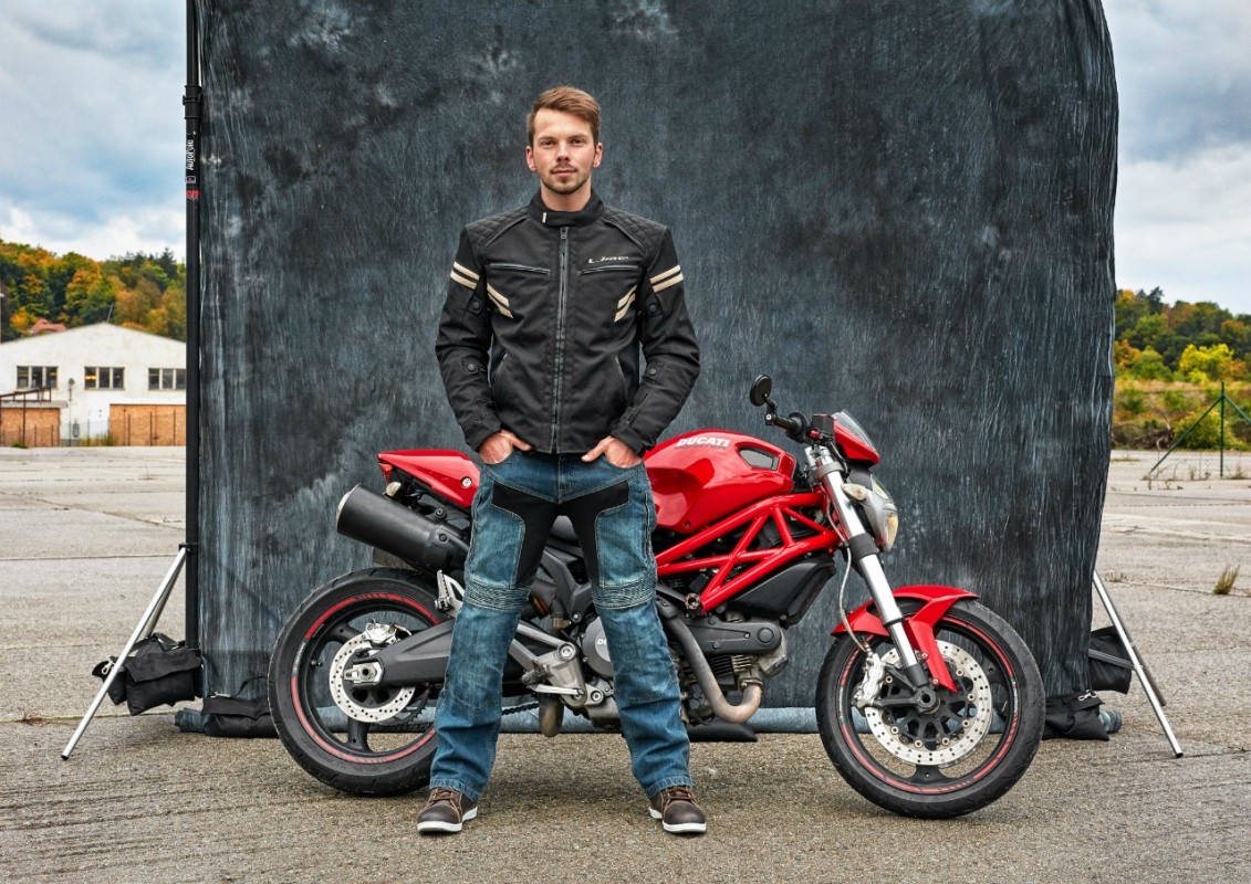 MBW Pánská textilní moto bunda EAGLE 