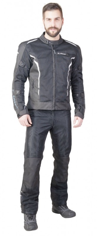 MBW Dámská textilní letní moto bunda SUMMER černá