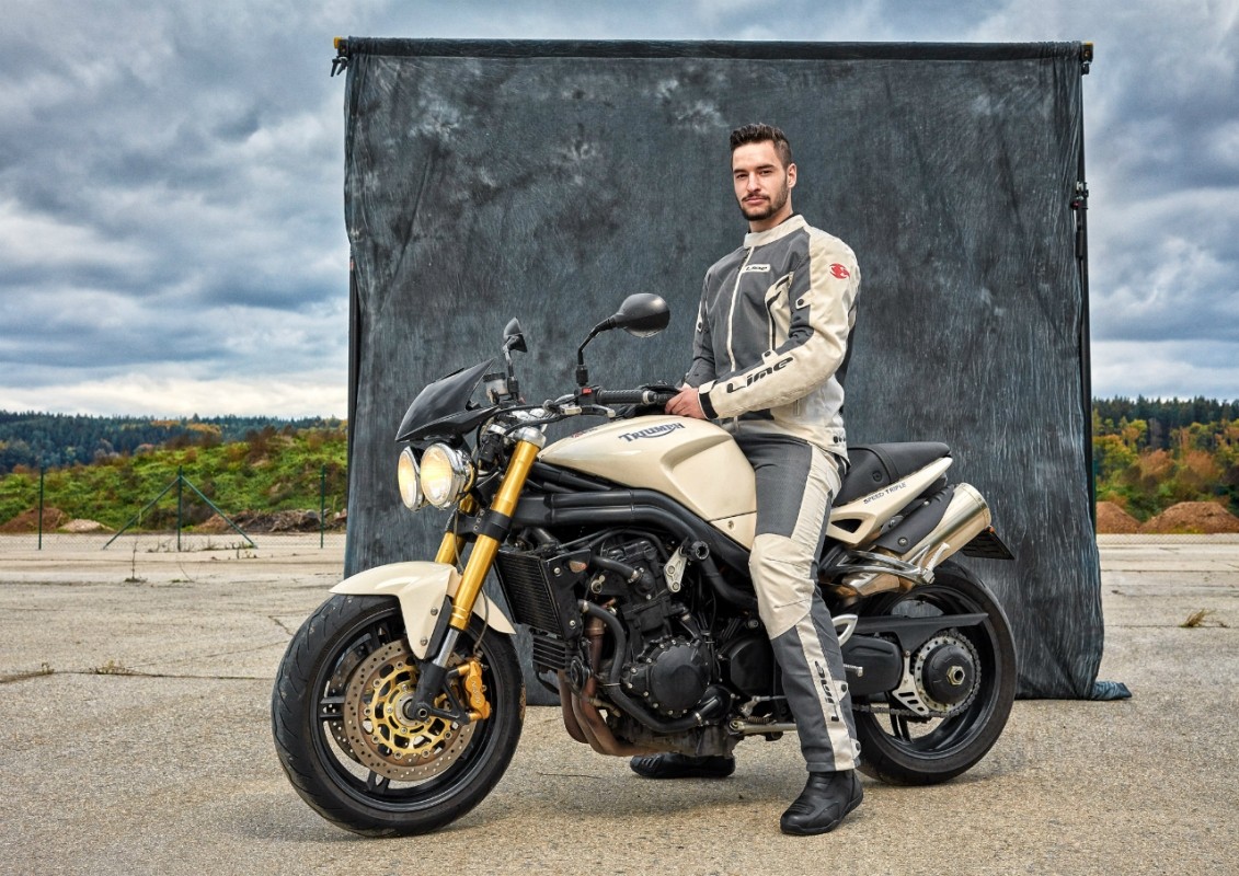 MBW Dámská textilní letní moto bunda SUMMER béžová