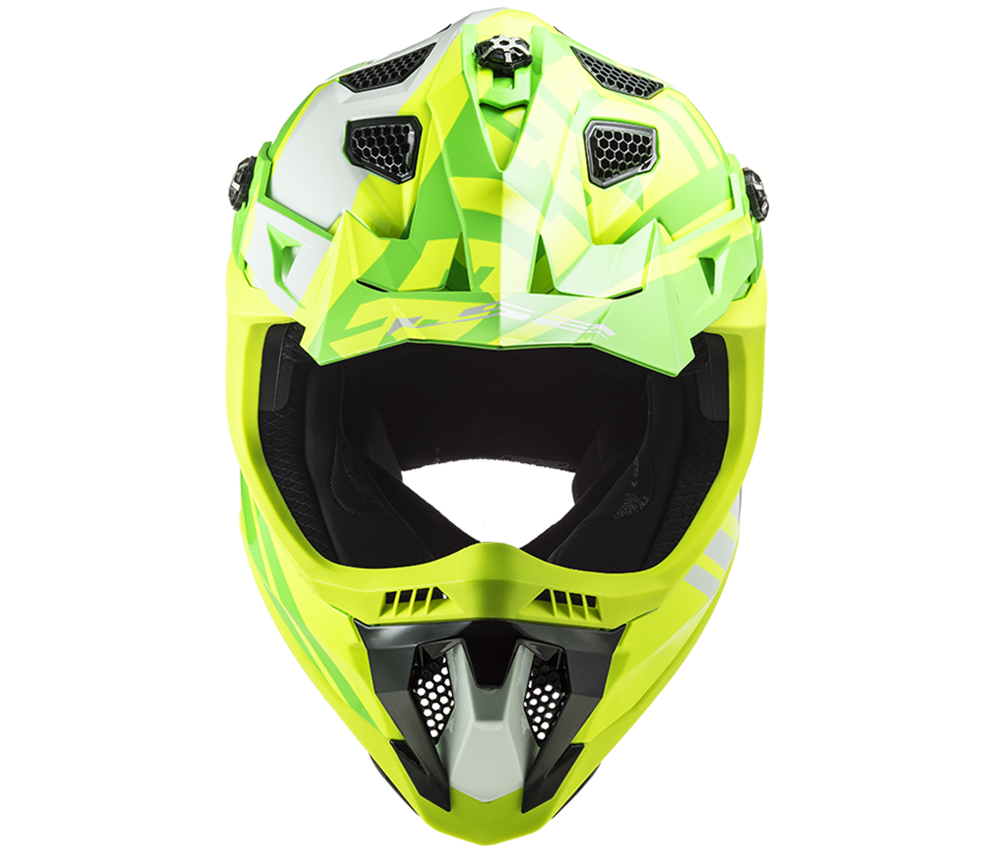 LS2 motokrosová helma MX700 SUBVERTER Gammax Gl. H-V Yellow Green