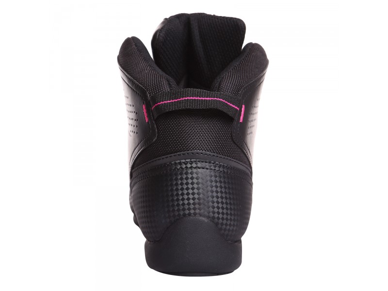 BERING Dámské kožené moto boty Jasper Lady black pink