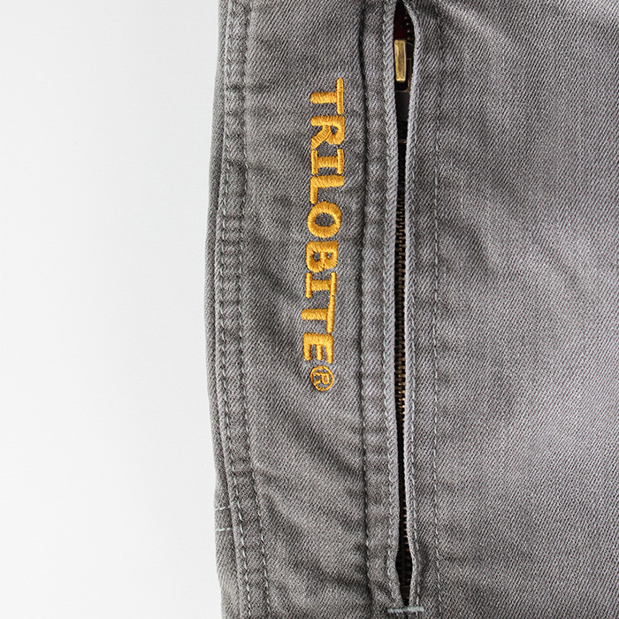 TRILOBITE pánské kalhoty 661 PARADO SLIM FIT šedé prodloužené