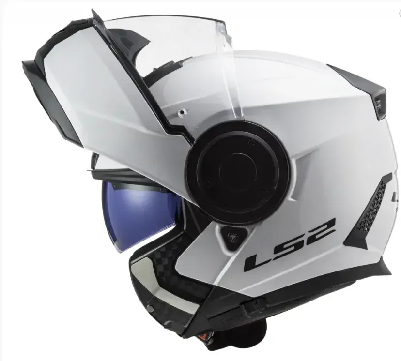 LS2 Výklopná moto přilba FF902 SCOPE Solid White